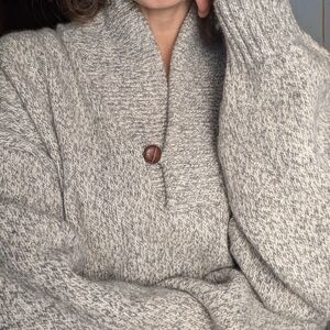 Elegant Heather Gray Sweater